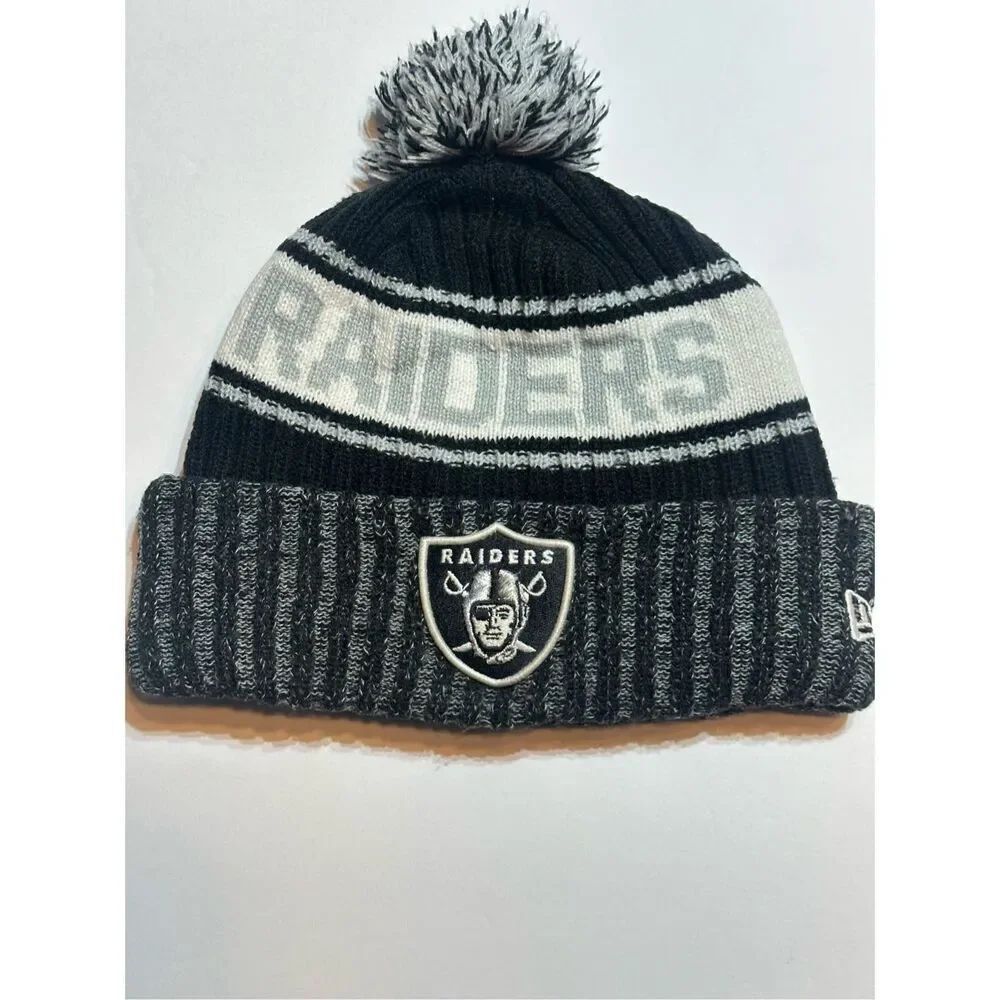 NFL New Era Raiders beanie hat - one size